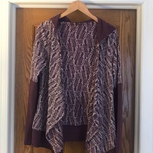 Hooded Prana Cardigan